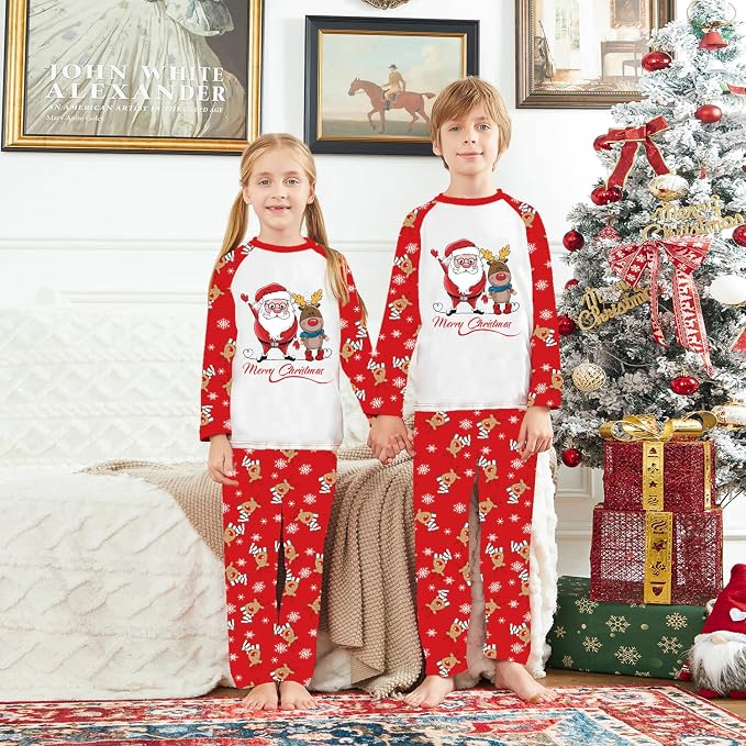 Awoscut Family Christmas Pajamas Matching Pajamas - Image 3