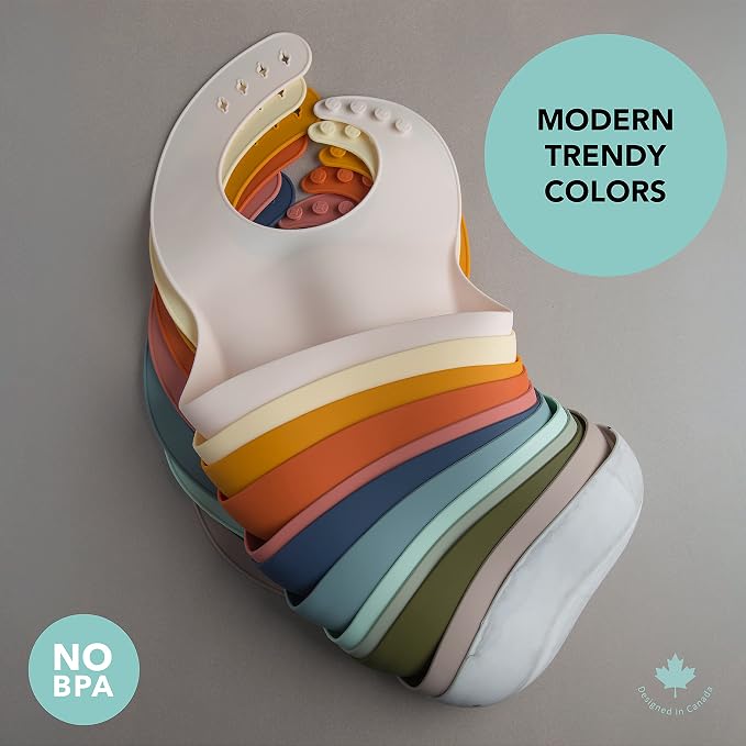 Loulou Lollipop Soft, Waterproof Silicone Feeding Bib - Image 7