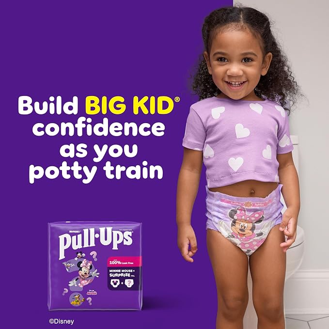 Pull-Ups Girls' Potty Training Pants, Size 5T-6T Training Underwear - Image 2