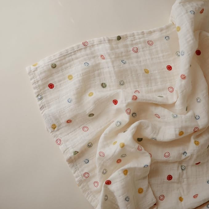 mushie Muslin Baby Swaddle Blanket | 100% Organic Cotton - Image 2