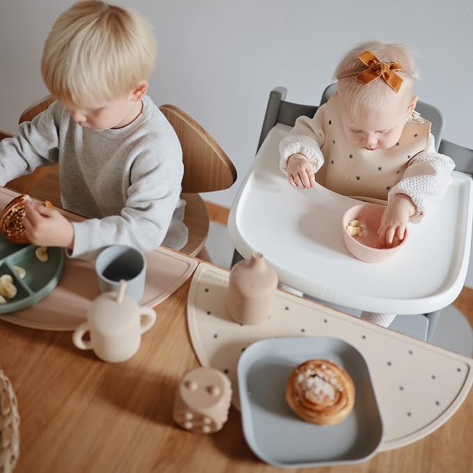 mushie Silicone Placemat for Kids | BPA-Free Non-Slip Design - Image 6