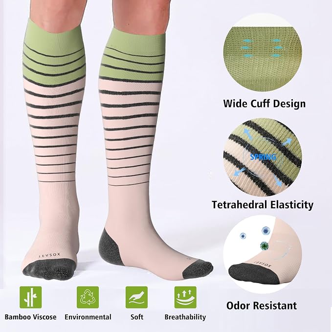 LEVSOX Viscose Made from Bamboo Compression Socks - Image 3