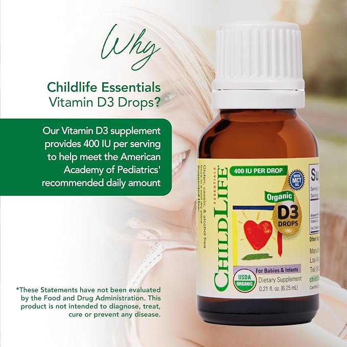 CHILDLIFE Essentials Organic Vitamin D3 Drops - Image 4