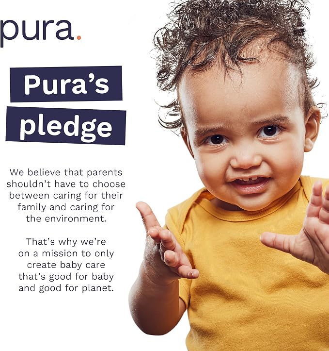 Pura Size 5 Eco-Friendly Diapers Totally Chlorine Free Hypoallergenic, Soft - Image 8