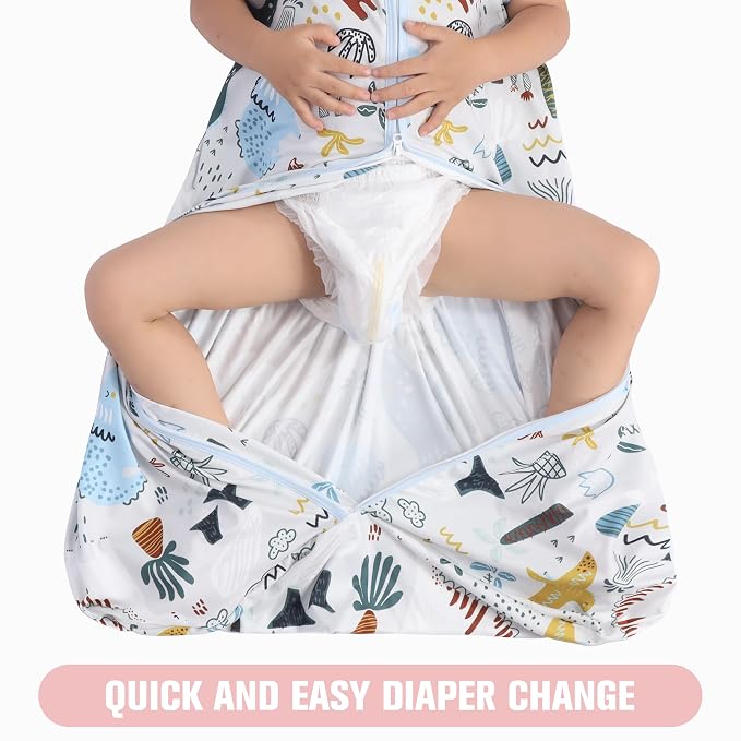 Baby Sleep Sack 12-18 Months 3 Pack Baby Wearable Blanket 100% Rayon Cotton - Image 4