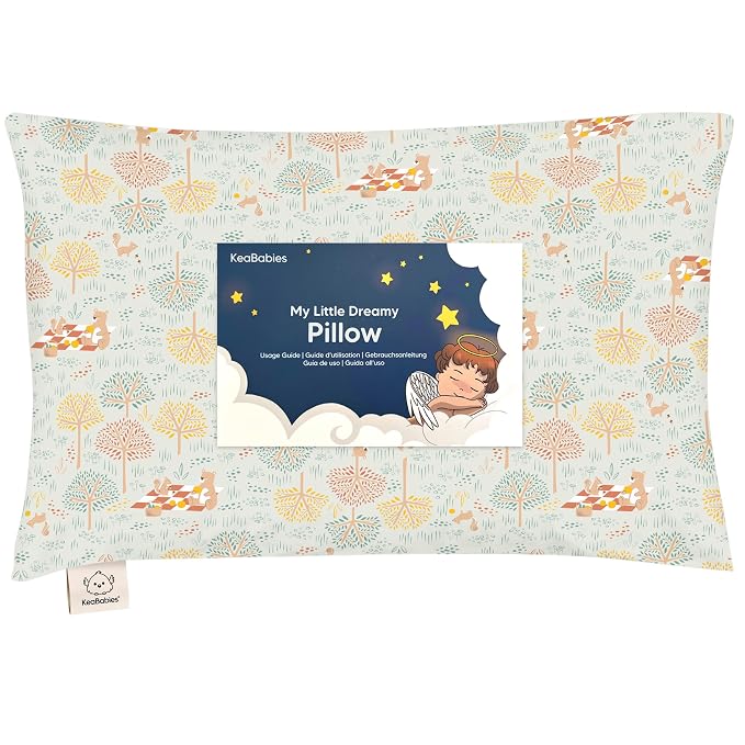 Toddler Pillow with Pillowcase by KeaBabies