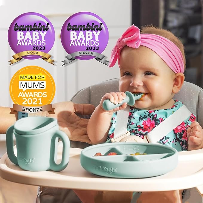 TalkTools Itsy Plate Must-Have Silicone Baby Plates - Image 5