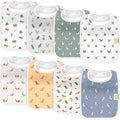 KeaBabies 8-Pack Organic Baby Bibs by KeaBabies