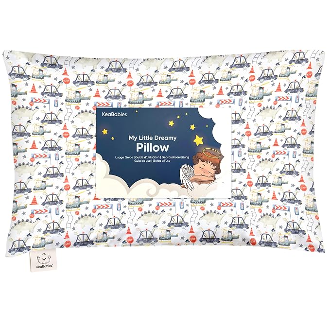 Toddler Pillow with Pillowcase by KeaBabies
