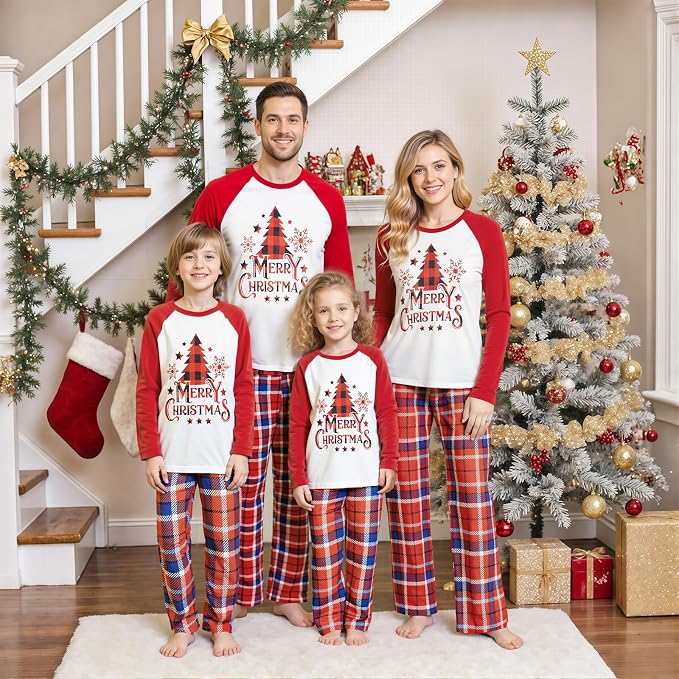Awoscut Family Christmas Pajamas Matching Pajamas - Image 4