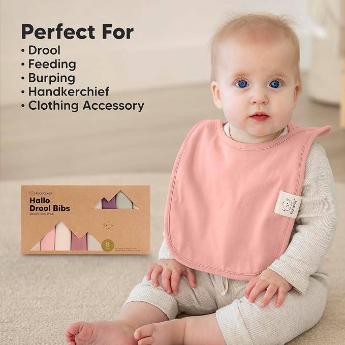 8-Pack Baby Bibs for Boys, Girls - Image 8
