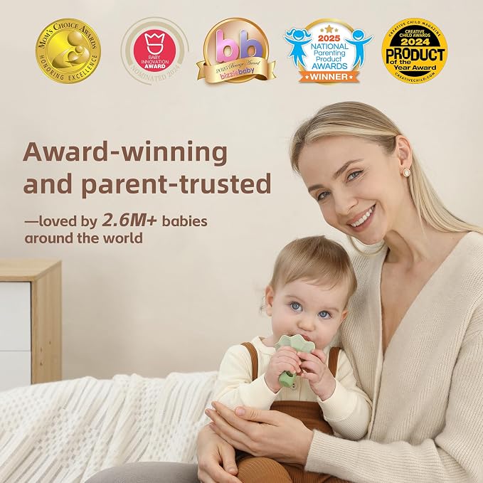 Moonkie Baby Fruit Feeder with Freezer Tray, BPA Free Silicone Food Feeder - Image 4