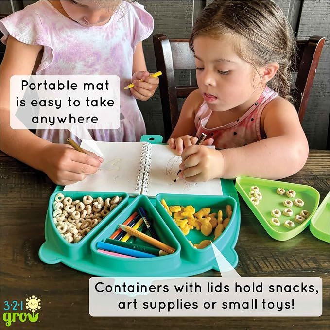 Silicone On-The-Go Snack Mat – Foldable Reusable Placemat - Image 4