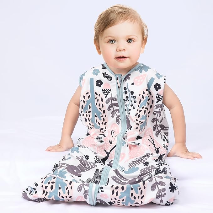 Baby Sleep Sack 12-18 Months 3 Pack Baby Wearable Blanket 100% Rayon Cotton - Image 2