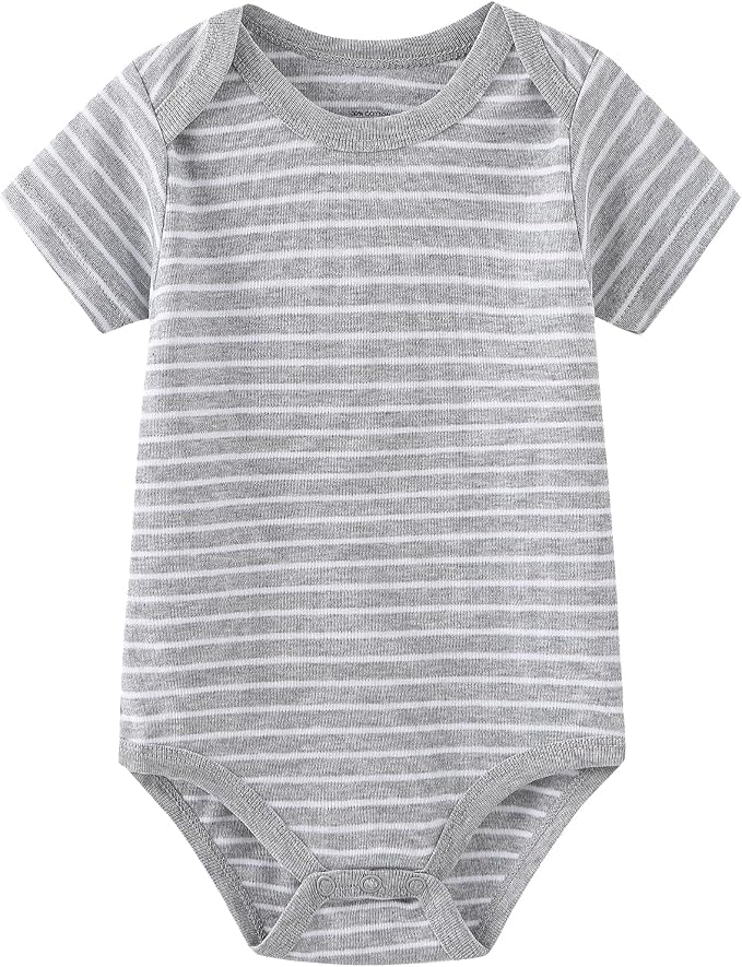 Baby Bodysuit and Pant Set 10-pcs Cotton Soft Newborn Boy Girl Clothes Outfits - Image 3