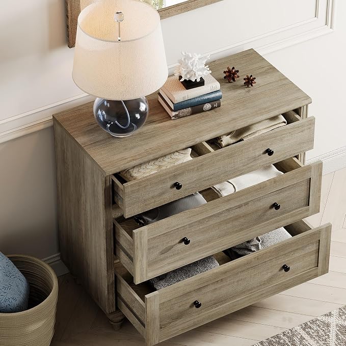WAMPAT Grey Dresser for Kids Bedroom - Image 6
