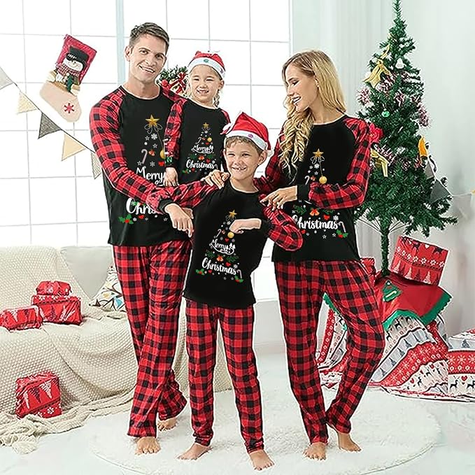 Awoscut Family Christmas Pajamas Matching Pajamas - Image 2