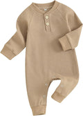 Kuriozud Newborn Infant Unisex Baby Boy Girl Clothes Button Romper Jumpsuit by Kuriozud