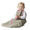 baby deedee Sleep Nest Fleece Baby Sleeping Bag, Mocha Hot Pink, 18-36 Month by babydeedee
