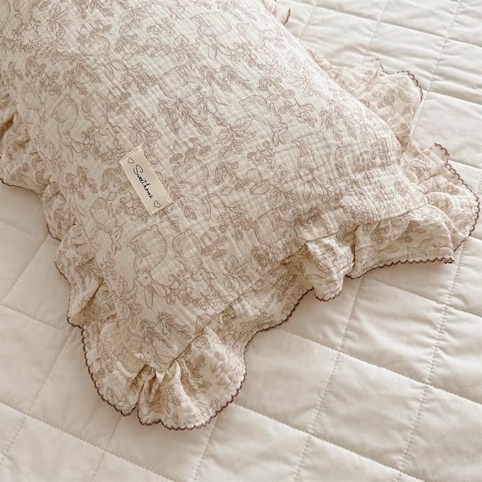 AOJIM Cute Muslin Kids Pillowcase - Image 5