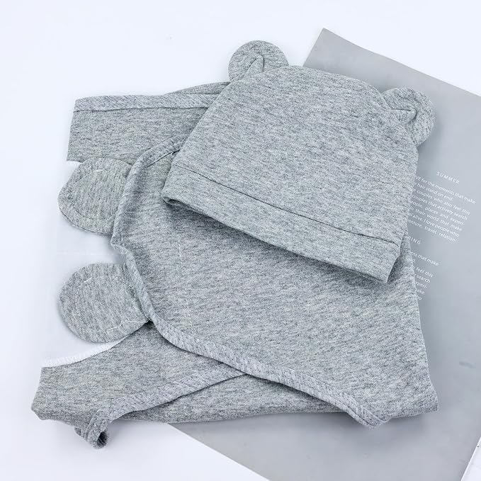 Cinaci 2 Pack Adjustable Soft Cotton Blend Newborn Baby Receiving Swaddle - Image 8