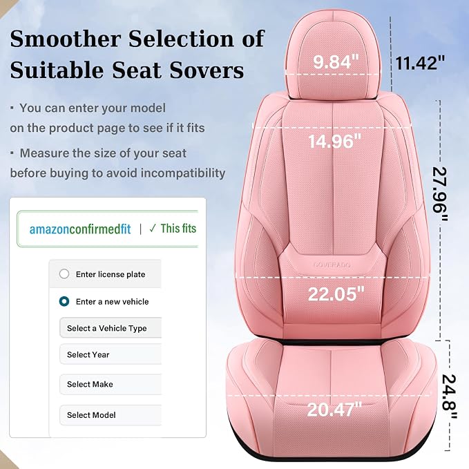 Coverado Seat Covers, Car Seat Covers Front Seats, Car Seat Cover, Car Seat - Image 5