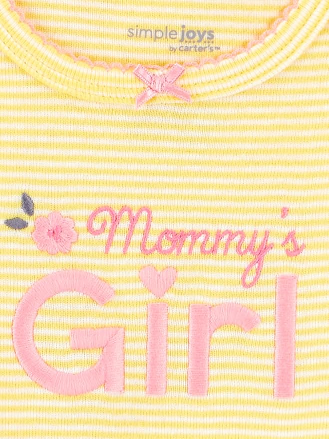Simple Joys by Carter's Baby Girls' 6-Pack Sleeveless Bodysuit - Image 8