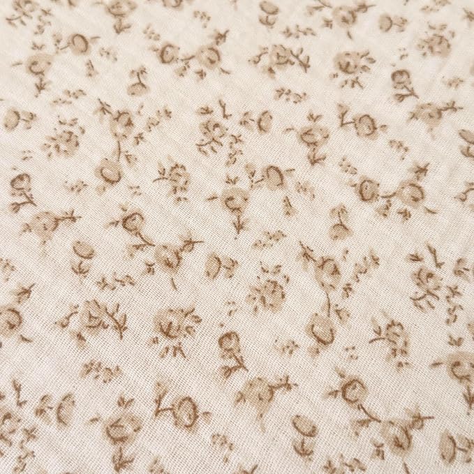 BuLuTu Cotton Muslin Kids Toddler Pillowcase Standard Cute Camellia Flowers - Image 3