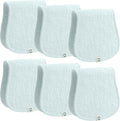 Muslin Burp Cloths Set, 6 Pieces, 100% Organic Cotton Hand Washcloths by RomyRo