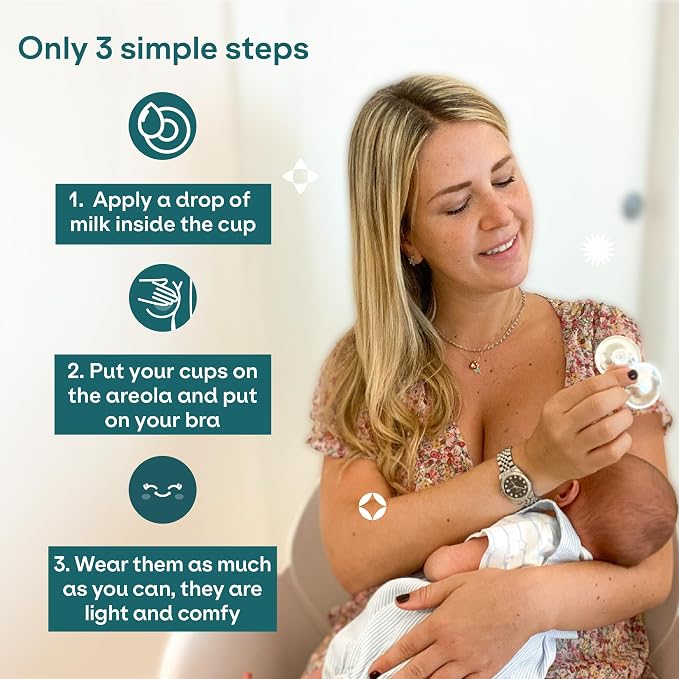 Koala Babycare The Original Nursing Cups 100% Silver – Nipple Shields - Image 3