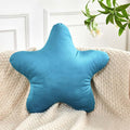 Teal Star Throw Pillow, Cute Star Pillow Room Decor, Soft 14.9" Star Shaped by XVTRU