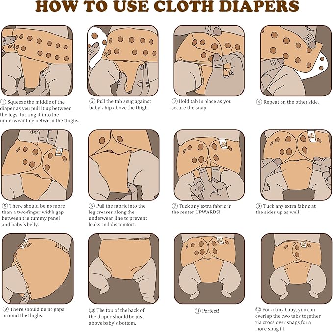 Mama Koala 3.0 Pocket Cloth Diapers - Image 9