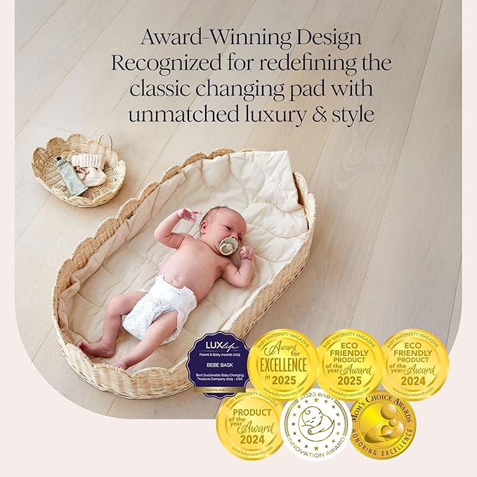 Bebe Bask Premium Baby Changing Basket - Image 3