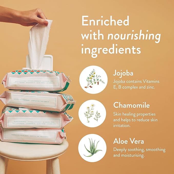 JOONYA Unscented Baby Wipes — Plant-Based, Fragrance-Free Bulk Diaper Wipes | - Image 4