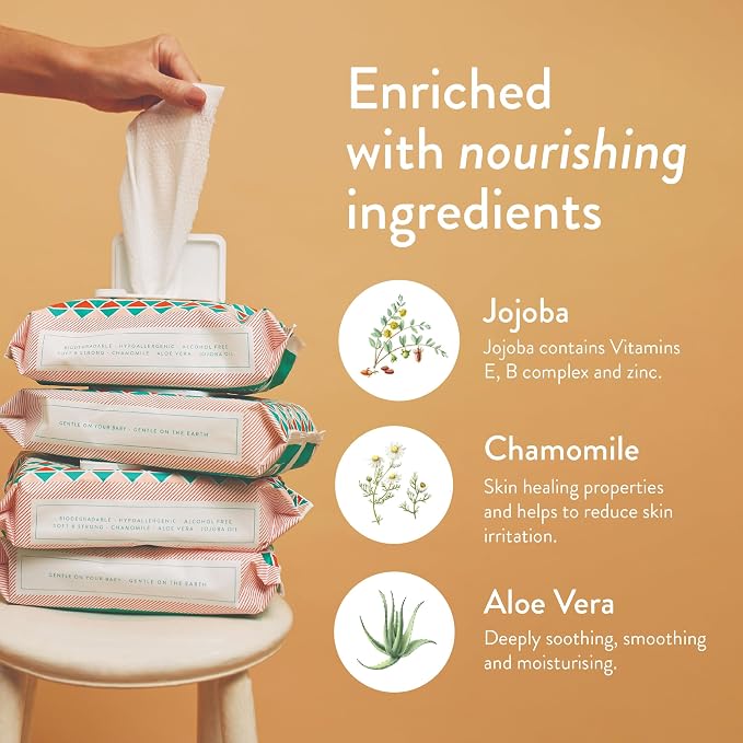 JOONYA Unscented Baby Wipes — Plant-Based, Fragrance-Free Bulk Diaper Wipes | - Image 4