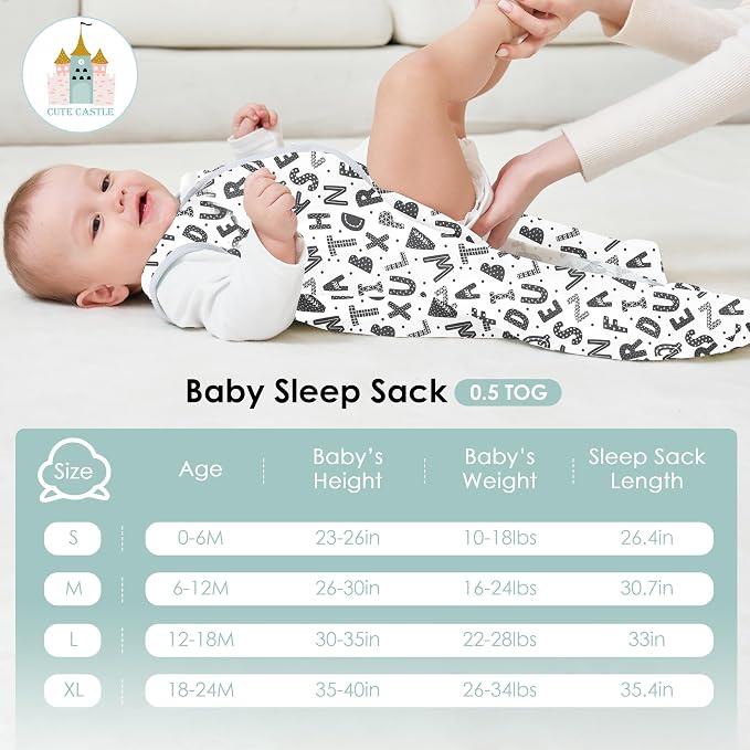Cute Castle Baby Sleep Sack 0-6 Months - Image 4