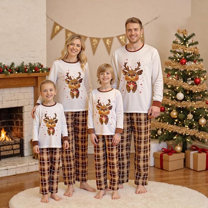 Awoscut Family Christmas Pajamas Matching Pajamas - Image 3