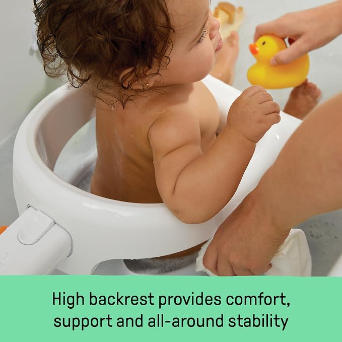 Ingenuity My Bath Seat for Sit-Up Baby Bathing, Sure & Secure Suction Cups - Image 5