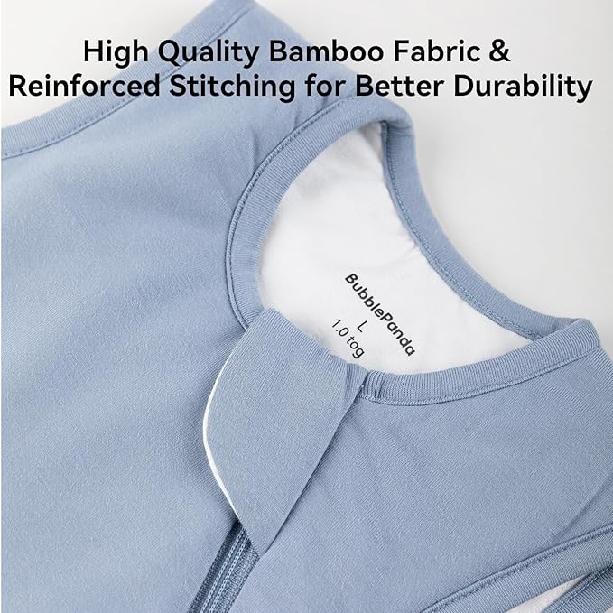 BubblePanda Rayon Made from Bamboo Sleep Sack 2t-3t 0.5 Tog Soft Lightweight - Image 5