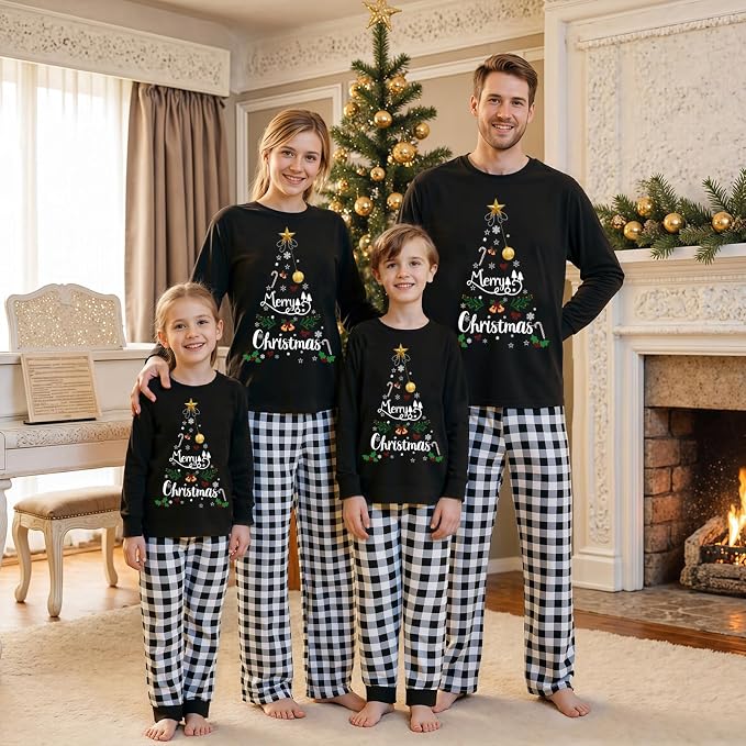 Awoscut Family Christmas Pajamas Matching Pajamas - Image 3