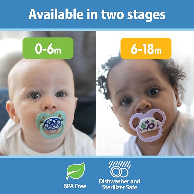 Dr. Brown's Advantage Baby Pacifiers, 0-6 Month, Glow-in-The-Dark, 0-6 Month - Image 6