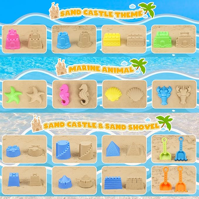 Beach Toys for Toddlers, Sand Castle Toys - Image 5