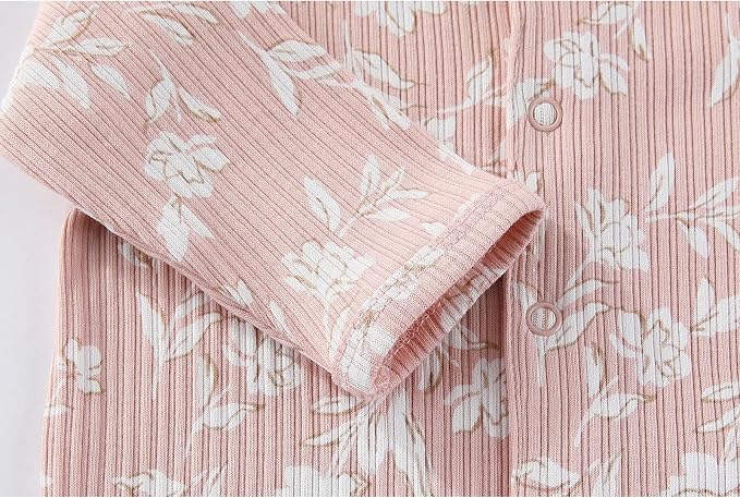 Fashion Baby Boy Girl Clothing Set Cotton Soft 3-Piece Long Sleeve Button - Image 3