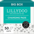 LILLYDOO Disposable Baby Changing Pads Liners 50 Count 23, Without Perfumes & by LILLYDOOInc