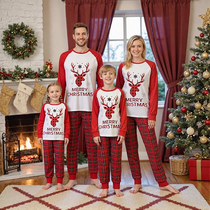 Awoscut Family Christmas Pajamas Matching Pajamas - Image 2