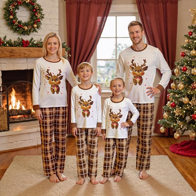 Awoscut Family Christmas Pajamas Matching Pajamas - Image 2