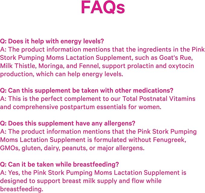Pink Stork Pumping Moms Lactation Supplement - Image 9