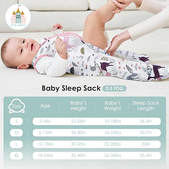 Cute Castle Baby Sleep Sack 6-12 Months - Image 4