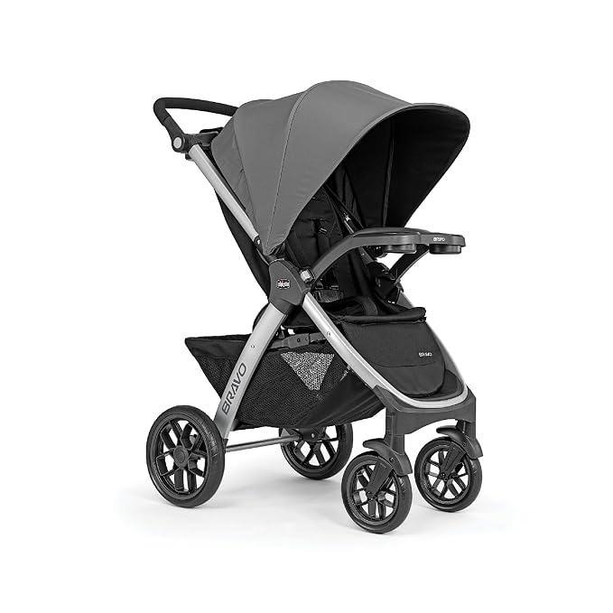 Chicco Bravo 3-in-1 Trio Travel System, Bravo Quick-Fold Stroller - Image 13
