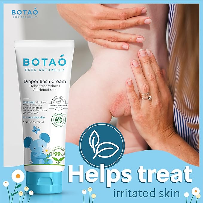 Baby's Natural Diaper Cream | Organic Diaper Cream EWG Verified | Naturally - Image 4